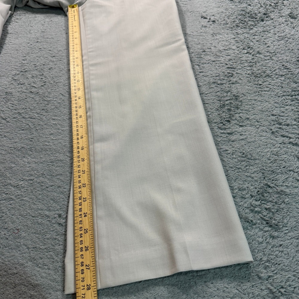 Ann Taylor Loft Womens Marisa Dress Pants 6P Beige Wool Blend Wide Leg Lined - Picture 8 of 10